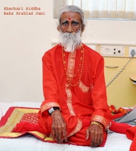 Yogi Prahlad Jani, siddha in Khechari Mudra